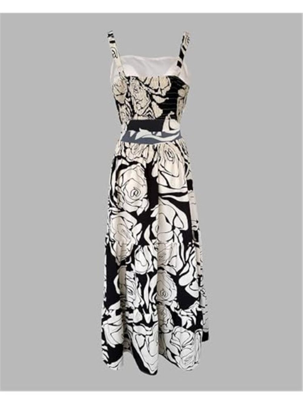 Women's Summer Dress Sleeveless Casual Boho Maxi Dress - Picture 6 of 7